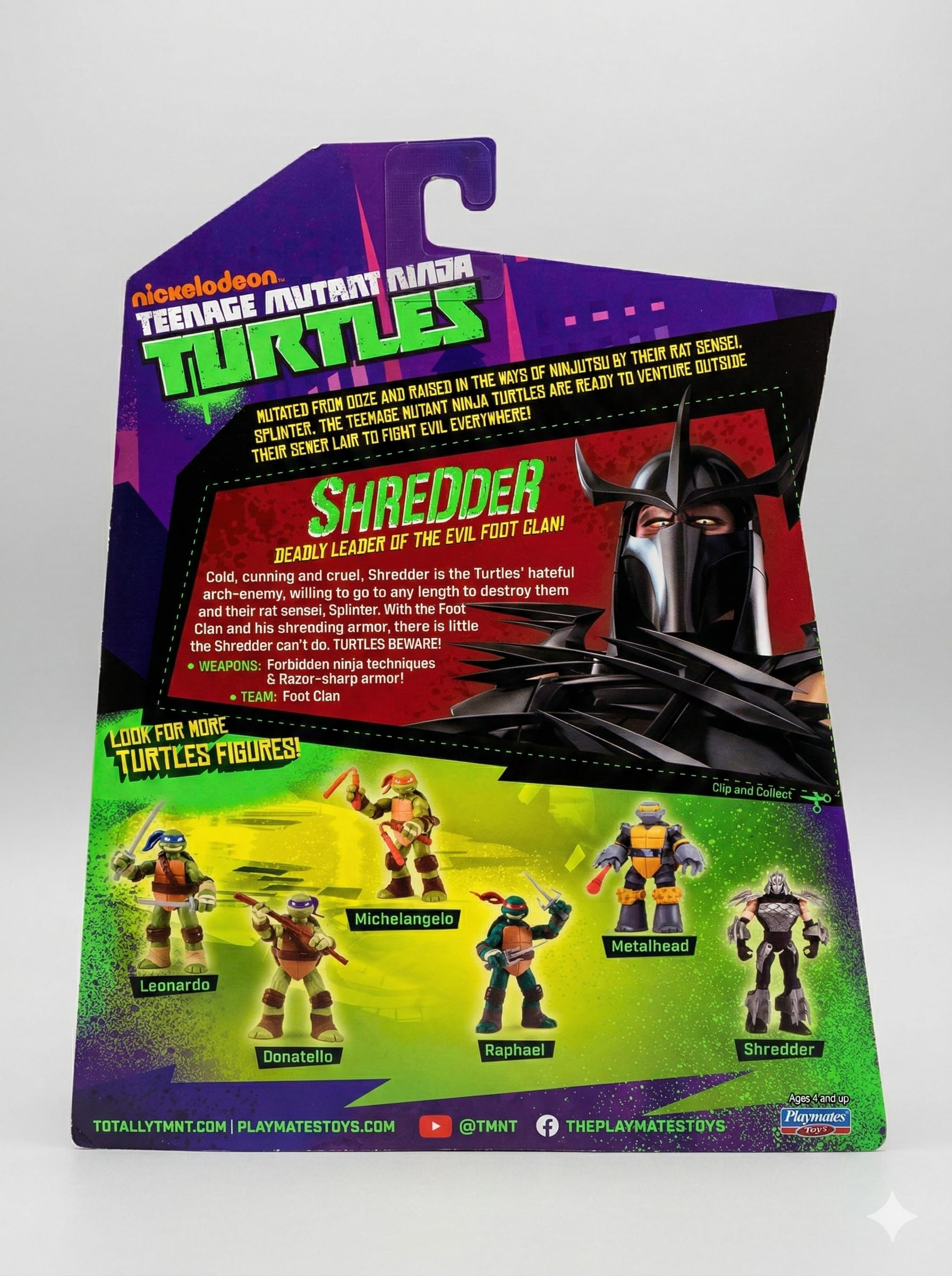 Amazon.com: TEENAGE MUTANT NINJA Nickelodeon Turtles Shredder